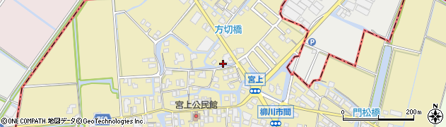 福岡県柳川市間208周辺の地図