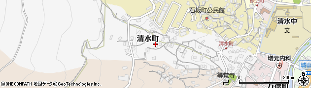 長崎県佐世保市清水町175周辺の地図
