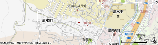長崎県佐世保市清水町6周辺の地図