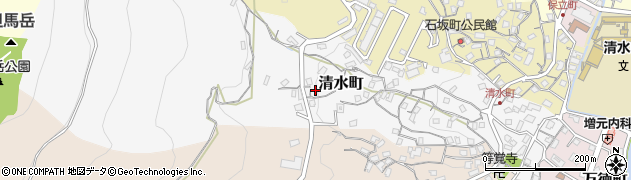 長崎県佐世保市清水町185周辺の地図