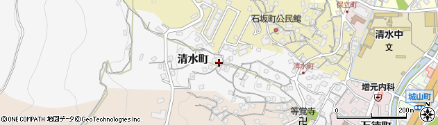 長崎県佐世保市清水町178周辺の地図