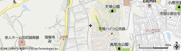 大分県大分市田尻周辺の地図