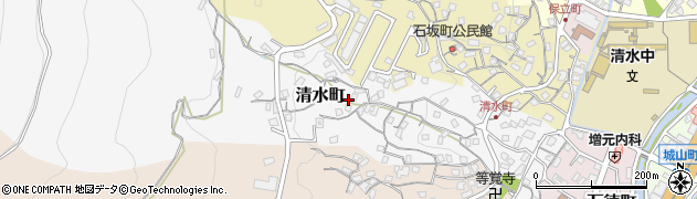 長崎県佐世保市清水町177周辺の地図