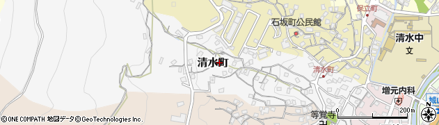 長崎県佐世保市清水町181周辺の地図