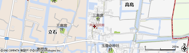 福岡県柳川市高島375周辺の地図