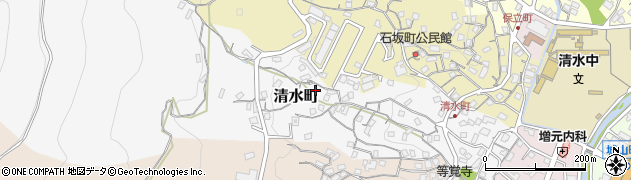 長崎県佐世保市清水町219周辺の地図