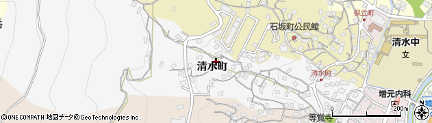 長崎県佐世保市清水町202周辺の地図