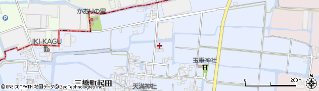 福岡県柳川市三橋町起田415周辺の地図