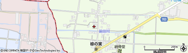 福岡県筑後市馬間田507周辺の地図