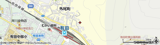 佐賀県西松浦郡有田町外尾町丙1184周辺の地図