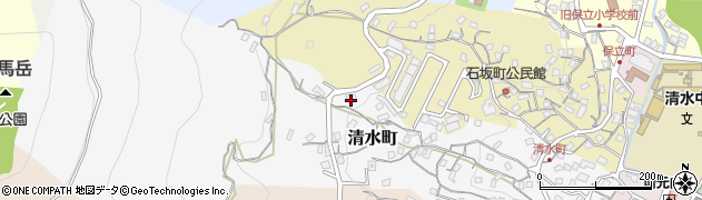 長崎県佐世保市清水町225周辺の地図