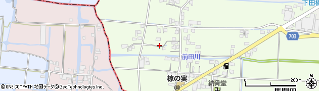 福岡県筑後市馬間田538周辺の地図