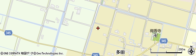 佐賀県白石町（杵島郡）多田周辺の地図