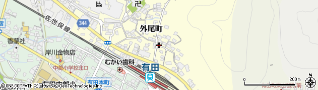 佐賀県西松浦郡有田町外尾町1230周辺の地図