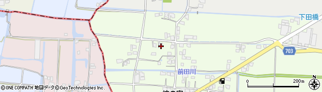 福岡県筑後市馬間田527周辺の地図