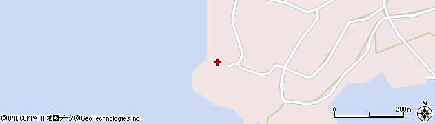 小値賀町　し尿処理場周辺の地図