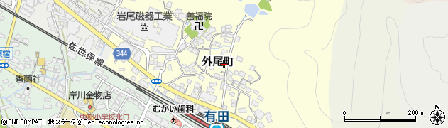佐賀県西松浦郡有田町外尾町1336周辺の地図