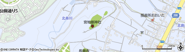 宮地嶽神社周辺の地図
