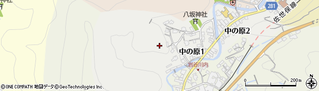 佐賀県西松浦郡有田町中の原周辺の地図