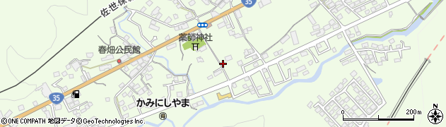 佐賀県武雄市上西山194周辺の地図