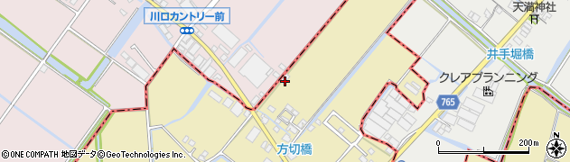 福岡県柳川市間194周辺の地図