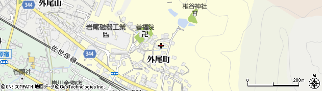佐賀県西松浦郡有田町外尾町1306周辺の地図