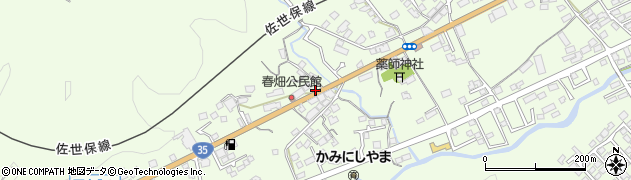 佐賀県武雄市上西山352周辺の地図