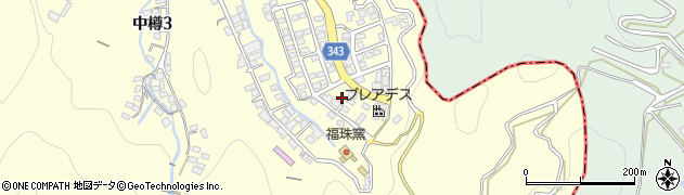 佐賀県西松浦郡有田町中樽2丁目周辺の地図