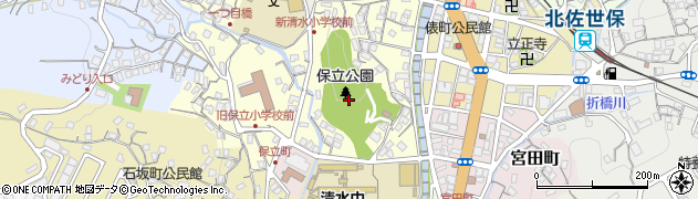 長崎県佐世保市保立町7周辺の地図