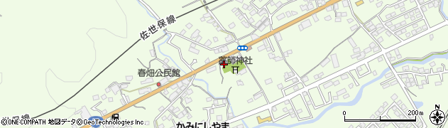 佐賀県武雄市上西山257周辺の地図