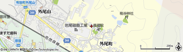佐賀県西松浦郡有田町外尾町丙1452周辺の地図