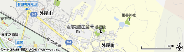 佐賀県西松浦郡有田町外尾町丙1454周辺の地図