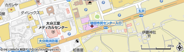 タワーボウル稙田店周辺の地図