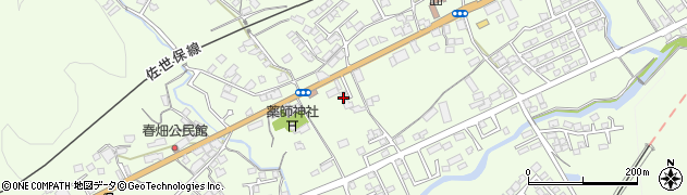 佐賀県武雄市上西山203周辺の地図