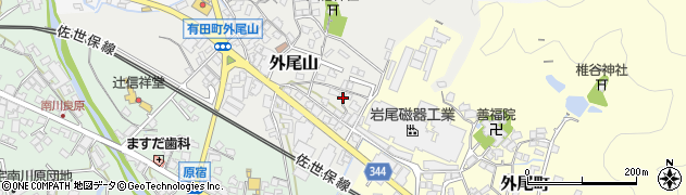 佐賀県西松浦郡有田町外尾山丙1586周辺の地図