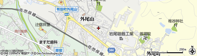 佐賀県西松浦郡有田町外尾山丙1588周辺の地図