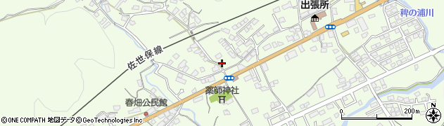 佐賀県武雄市上西山512周辺の地図