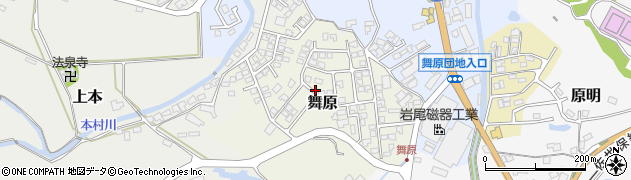 佐賀県有田町（西松浦郡）舞原（乙）周辺の地図