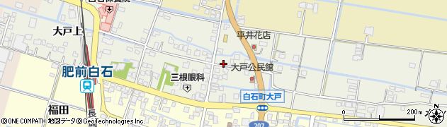 佐賀県杵島郡白石町福吉2022周辺の地図