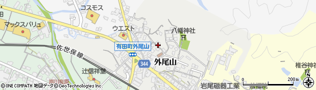 佐賀県西松浦郡有田町外尾山丙1746周辺の地図