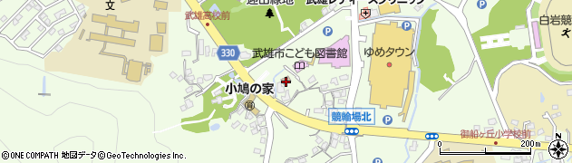 武雄区公民館周辺の地図
