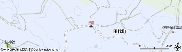 牟田周辺の地図