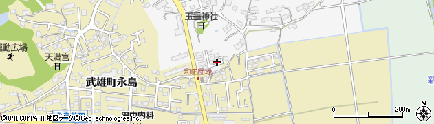 佐賀県武雄市花島14633周辺の地図