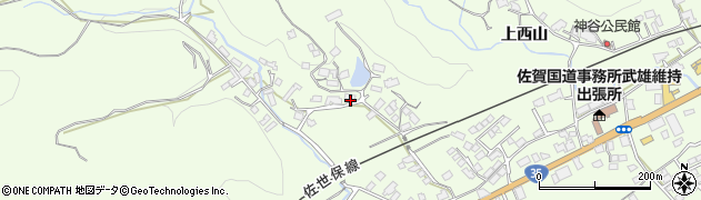 佐賀県武雄市上西山473周辺の地図