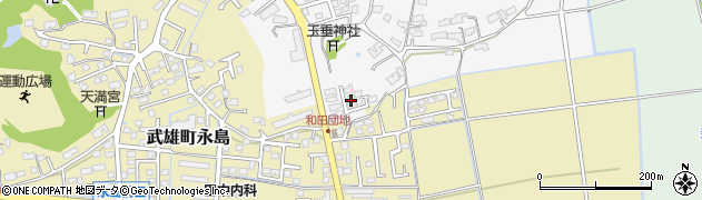佐賀県武雄市花島14662周辺の地図
