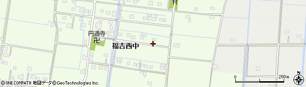 佐賀県杵島郡白石町福吉周辺の地図