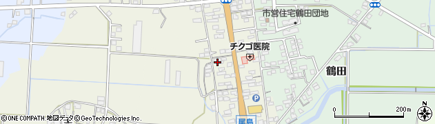 福岡県筑後市尾島681周辺の地図