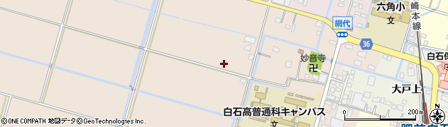 佐賀県白石町（杵島郡）網代周辺の地図