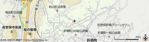 長崎県佐世保市松山町104周辺の地図