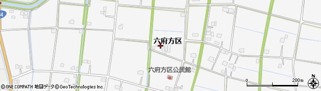 佐賀県白石町（杵島郡）六府方区周辺の地図